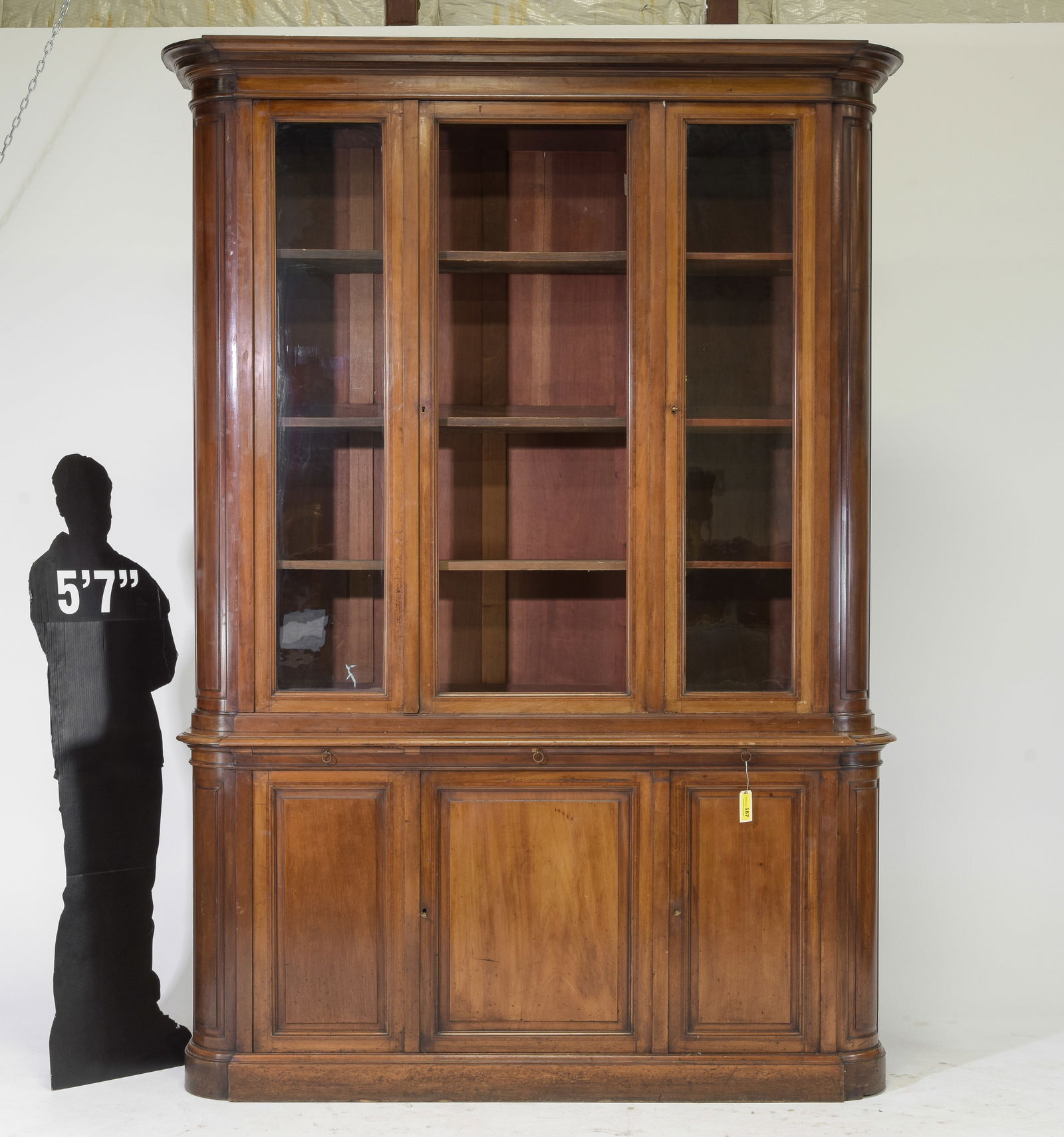 French Monumental Walnut Cupboard / Bookcase (1 of 14)