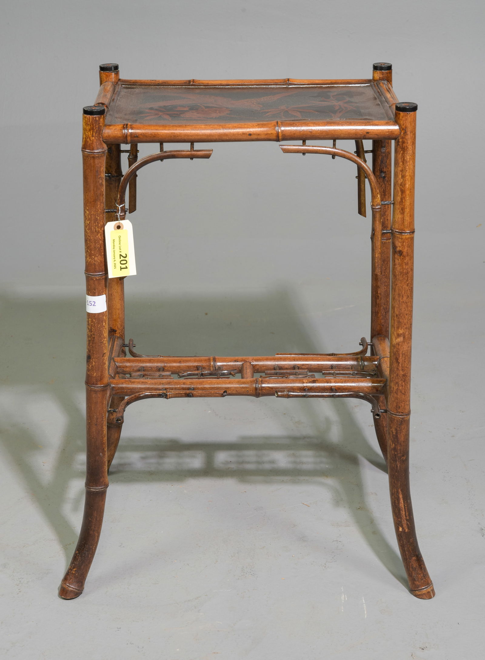 Bamboo Two Tier Occasional Table (1 of 4)