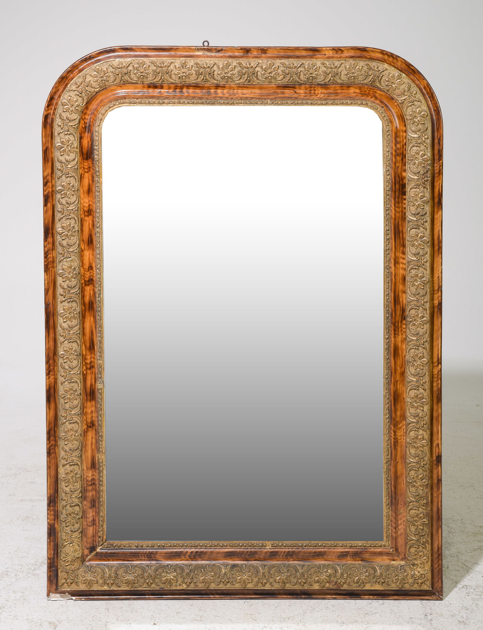 Louis Philippe Style Painted Gold Gilt Framed Mirror (1 of 5)