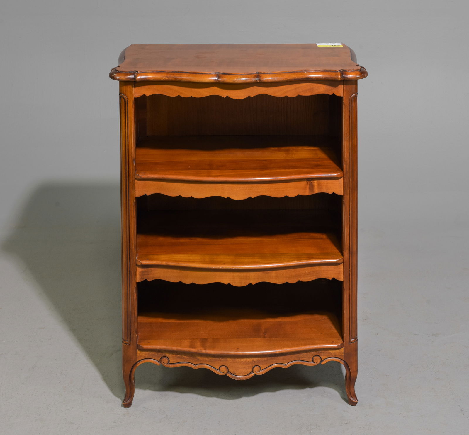 Louis XV Style Cherry Petite Bookshelf (1 of 6)