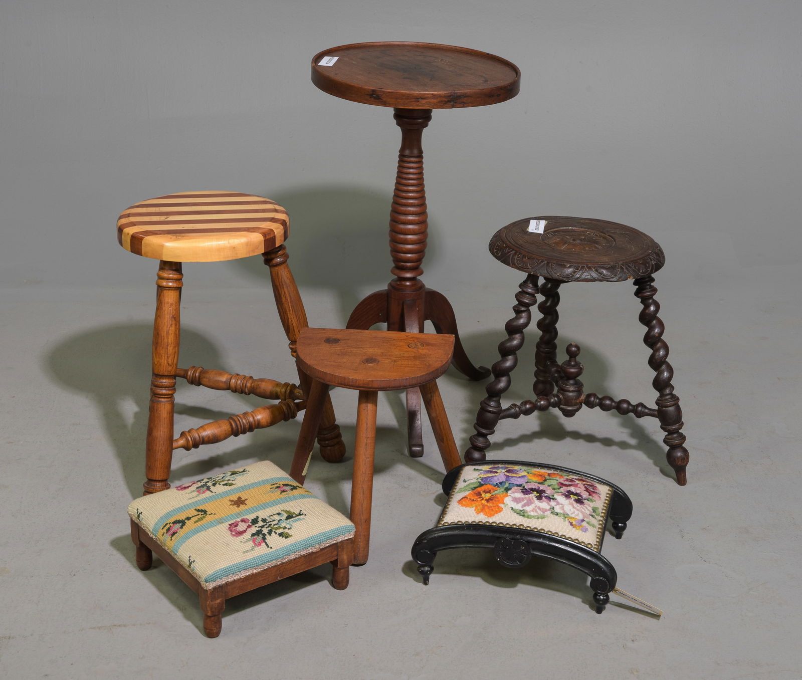 6pcs - French Occasional Table & Stools (1 of 7)