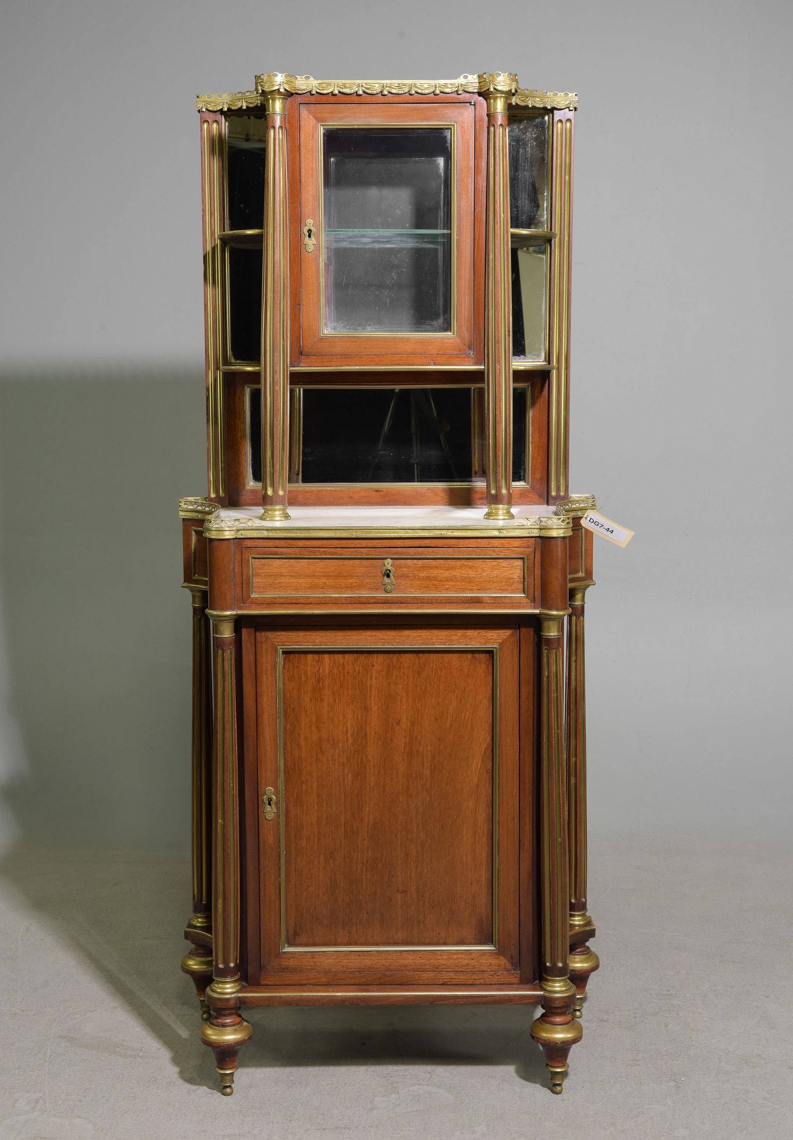 Louis XVI Style Mahogany Etagere / Hall Cabinet (1 of 8)