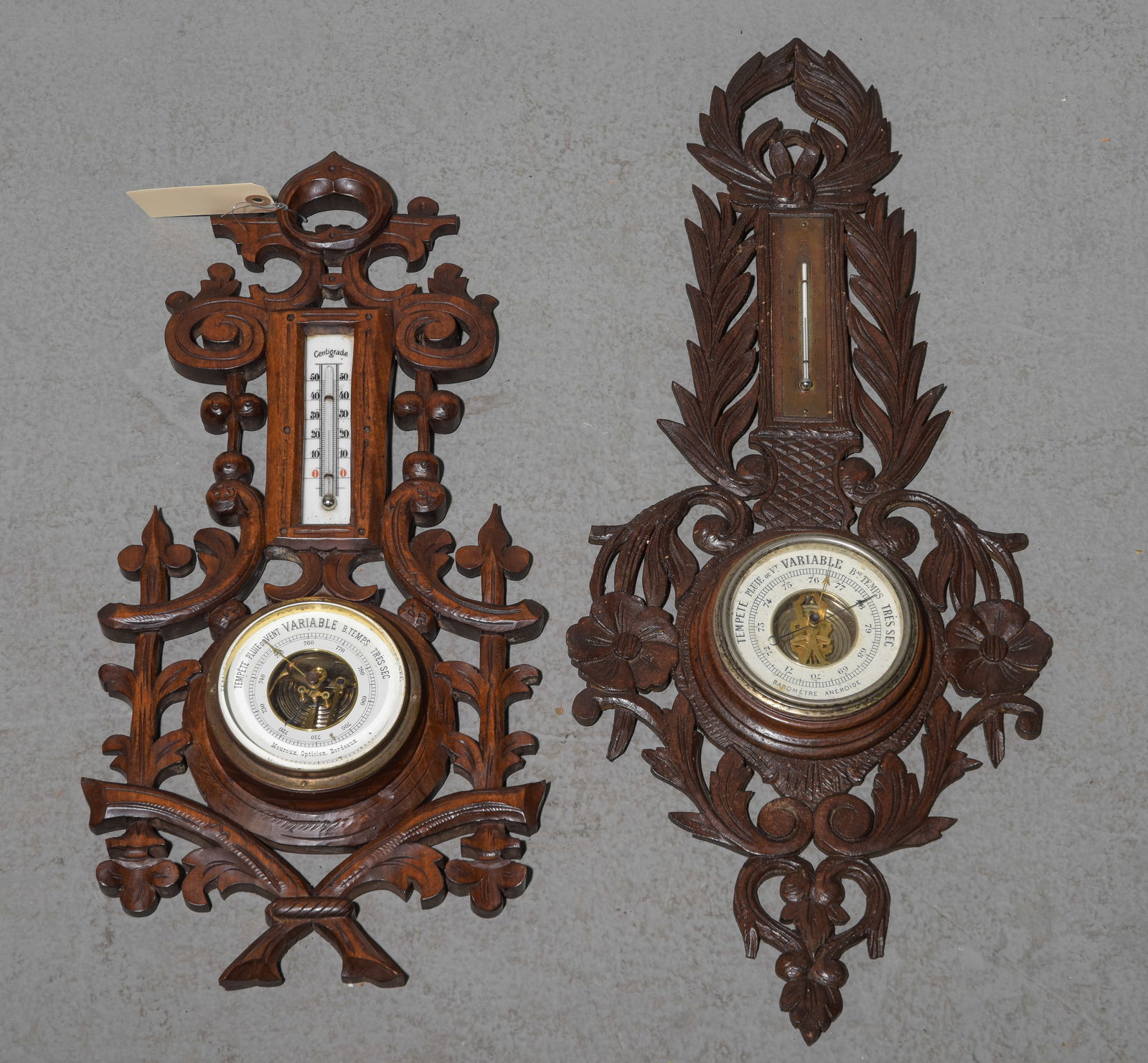 2 Henri Style Wall Barometer / Thermometer (1 of 4)