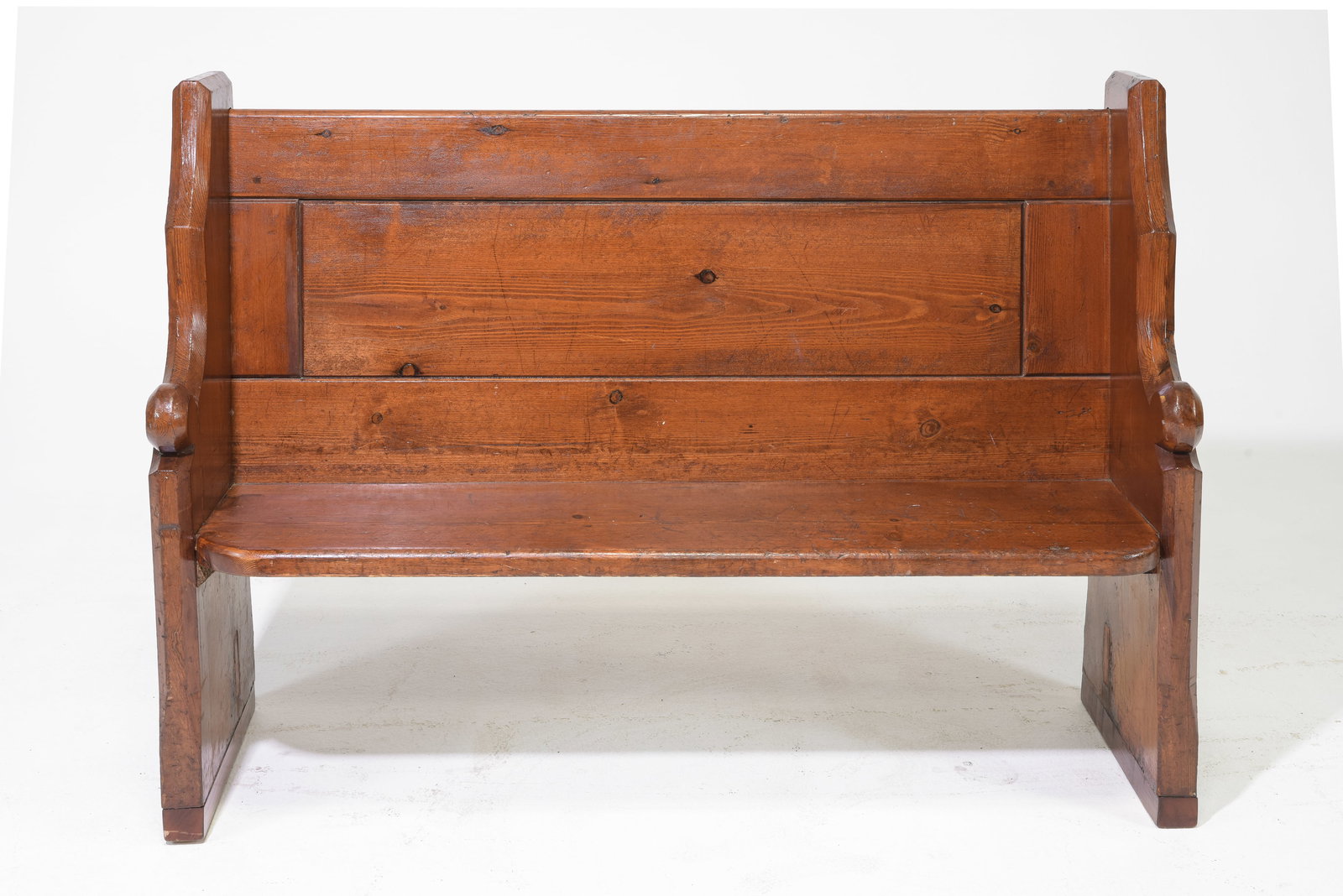 British Pine Church Pew / Bench c.1950's-60's (1 of 5)
