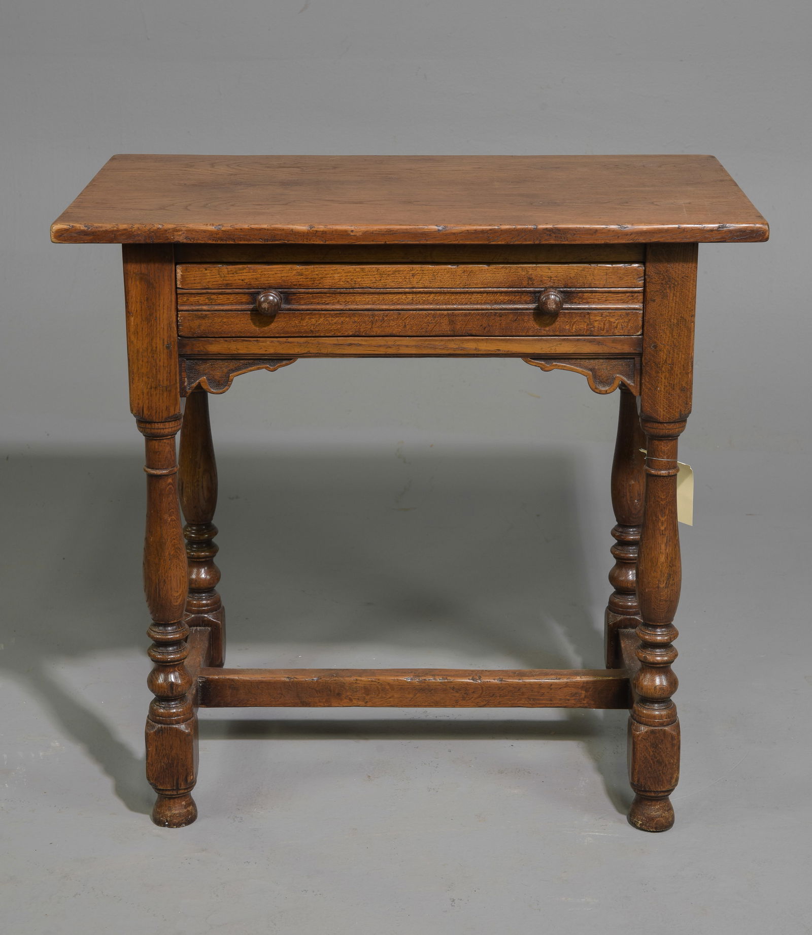 British Oak Single Drawer Hall Table c.1930's (1 of 3)