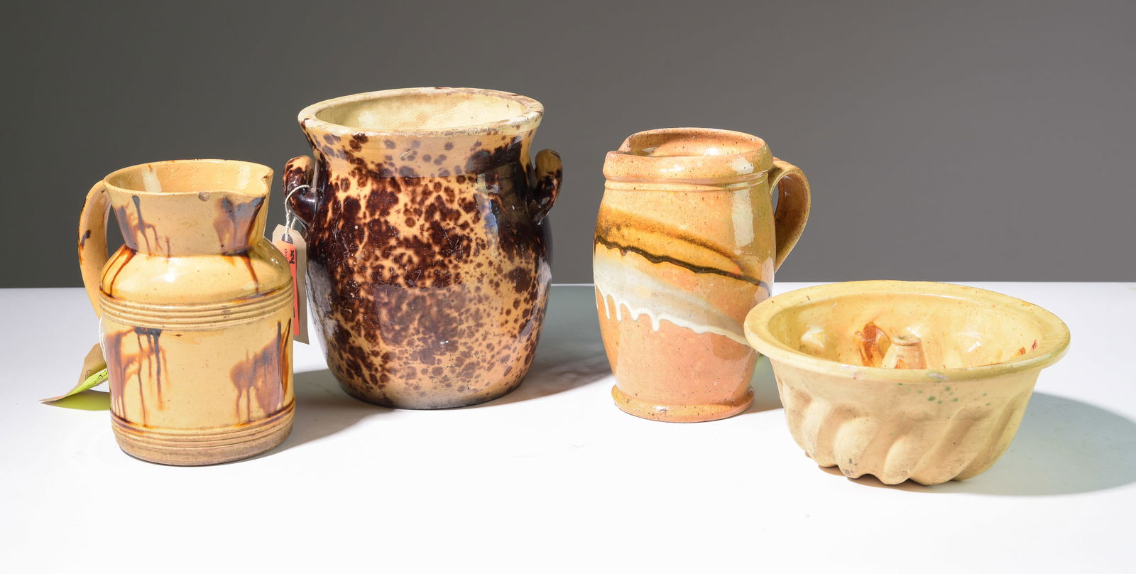 4pcs Antique French Pottery Pitchers, Etc. (1 of 7)