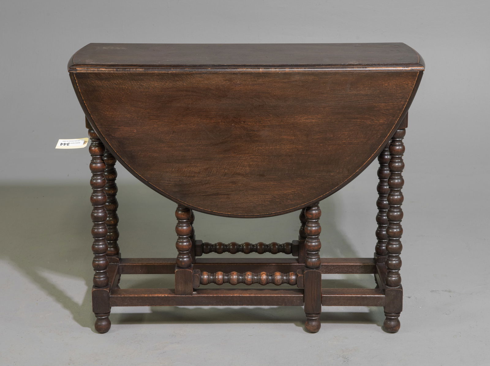British Oak Gateleg Drop Leaf Table c.1930's (1 of 3)