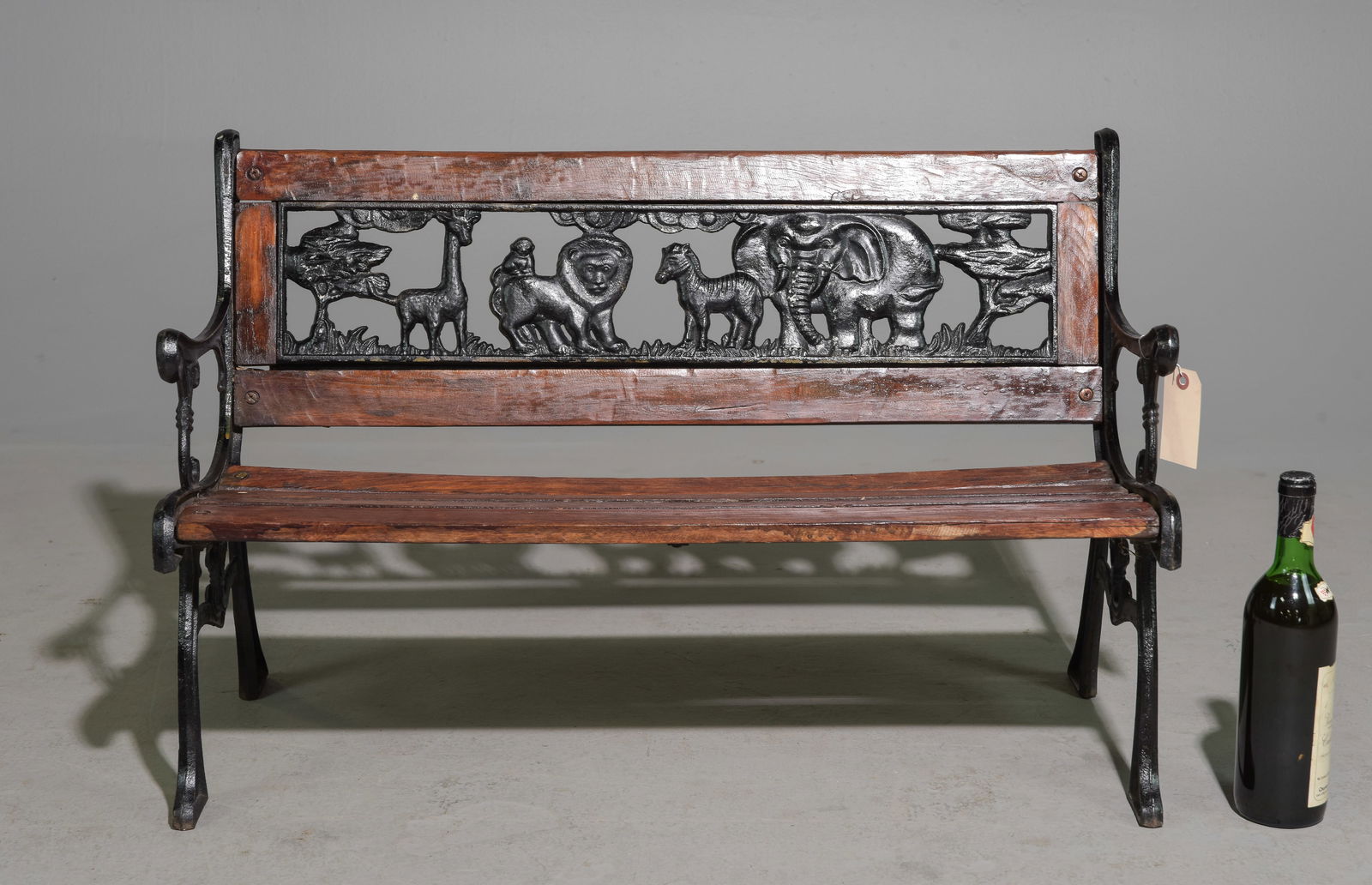 Iron & Wood Childs / Youth Bench (1 of 4)