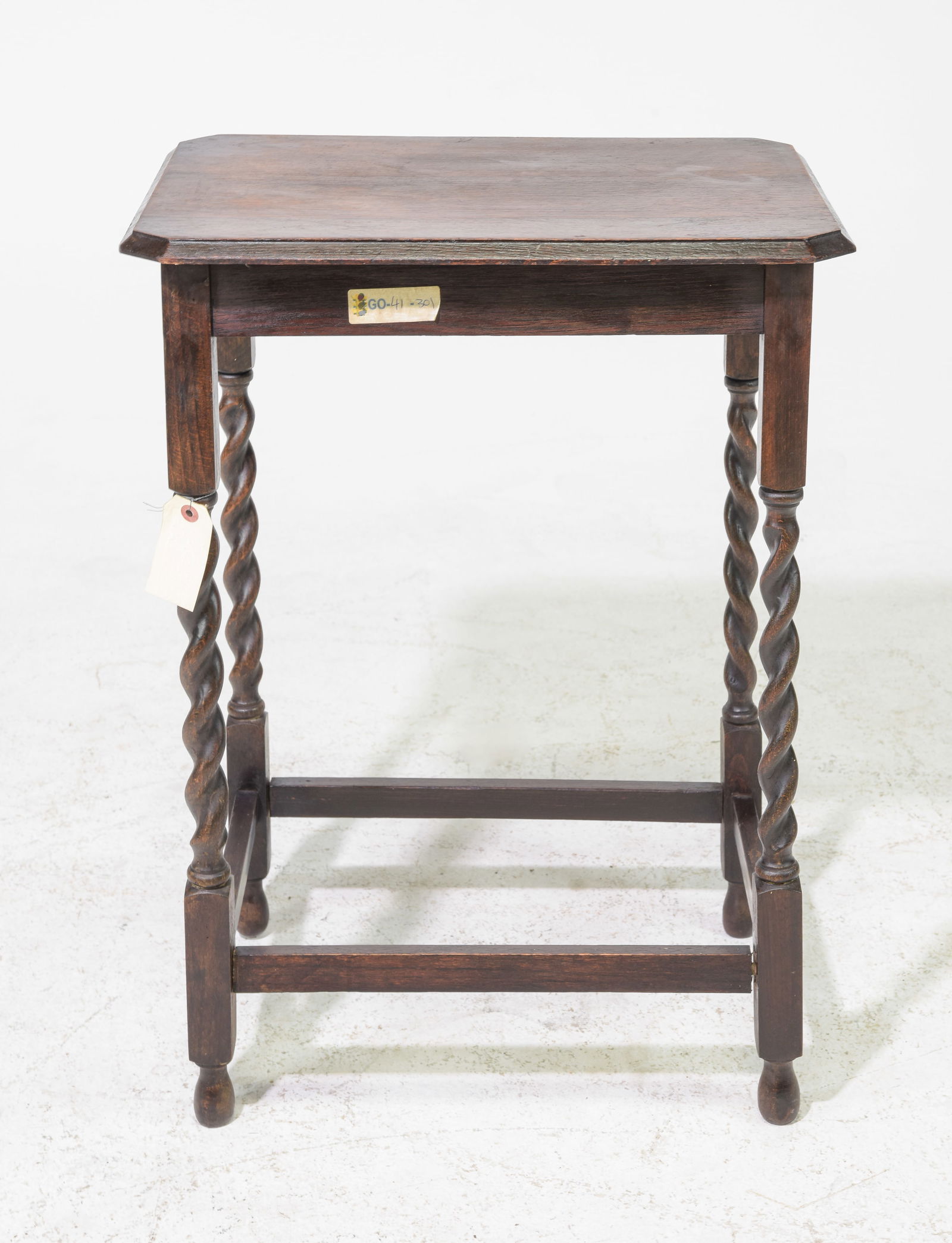 British Oak Barley Twist Occasional Table #3 (1 of 2)