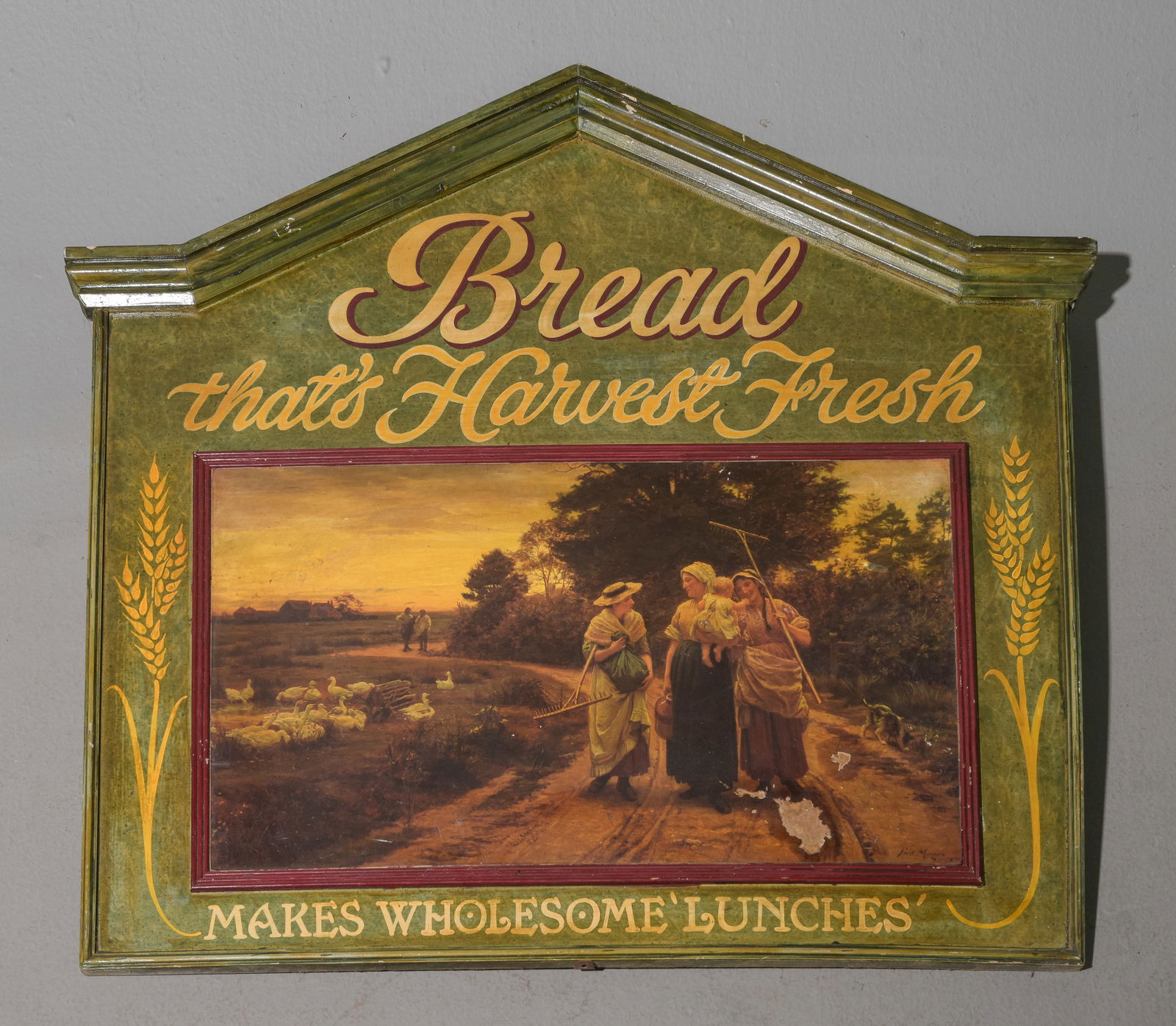"Bread That?s Harvest Fresh" Painted Sign (1 of 4)