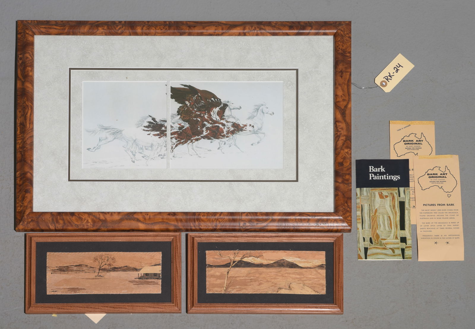 Beverley Doolittle "Eagle Flight" & 2pcs Bark Art (1 of 7)