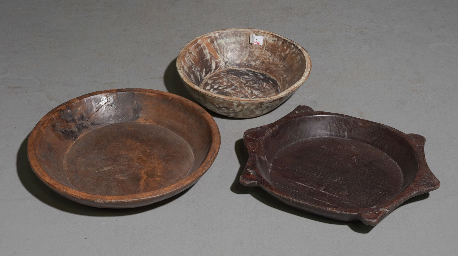 Three Assorted Wood Bowls (1 of 5)