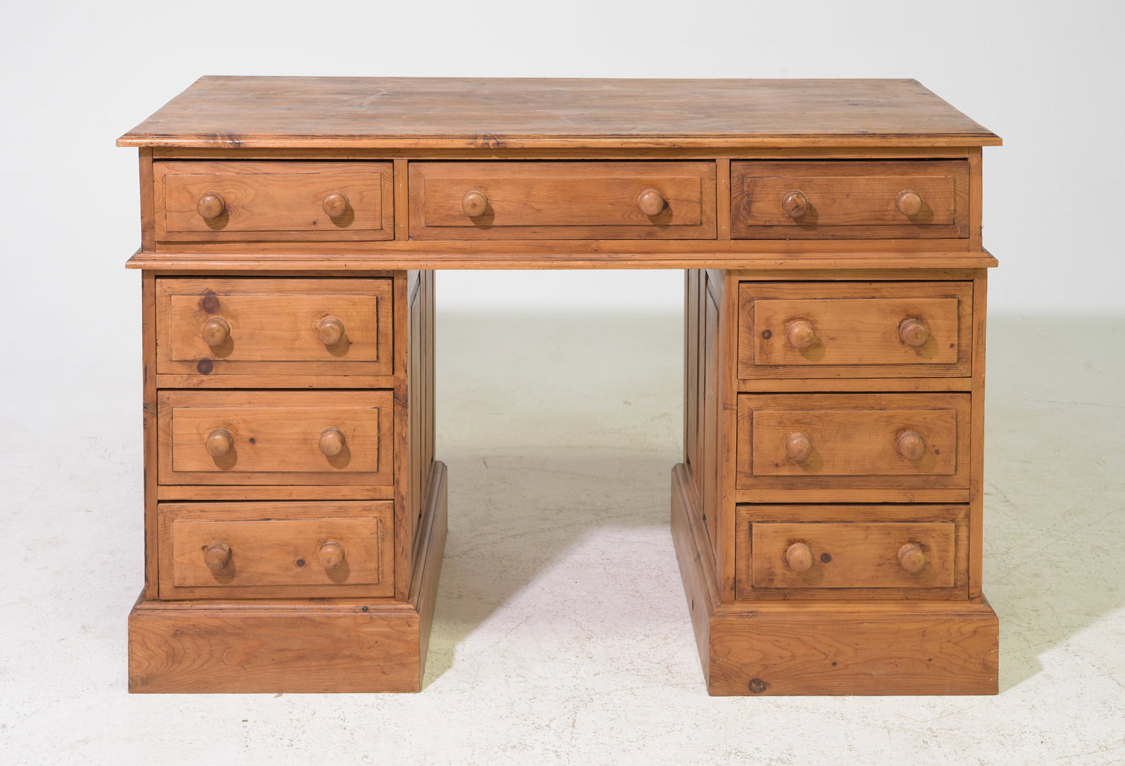 British Pine Small Desk c.1940's-50's (1 of 6)
