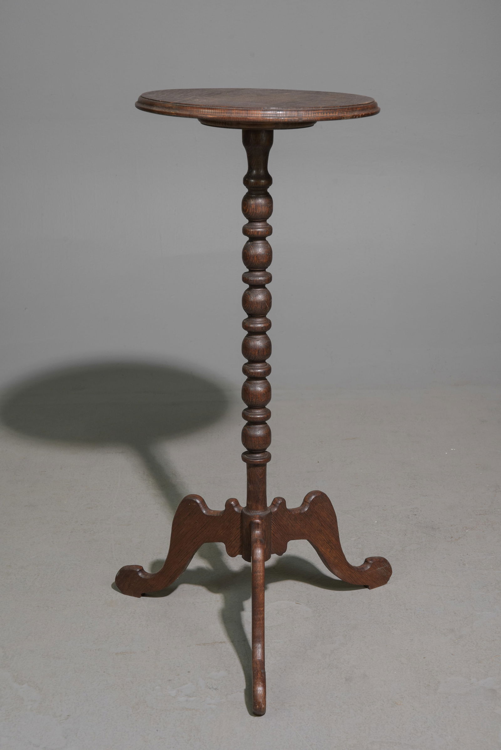 British Oak Plant Stand / Pedestal c.1900 (1 of 3)