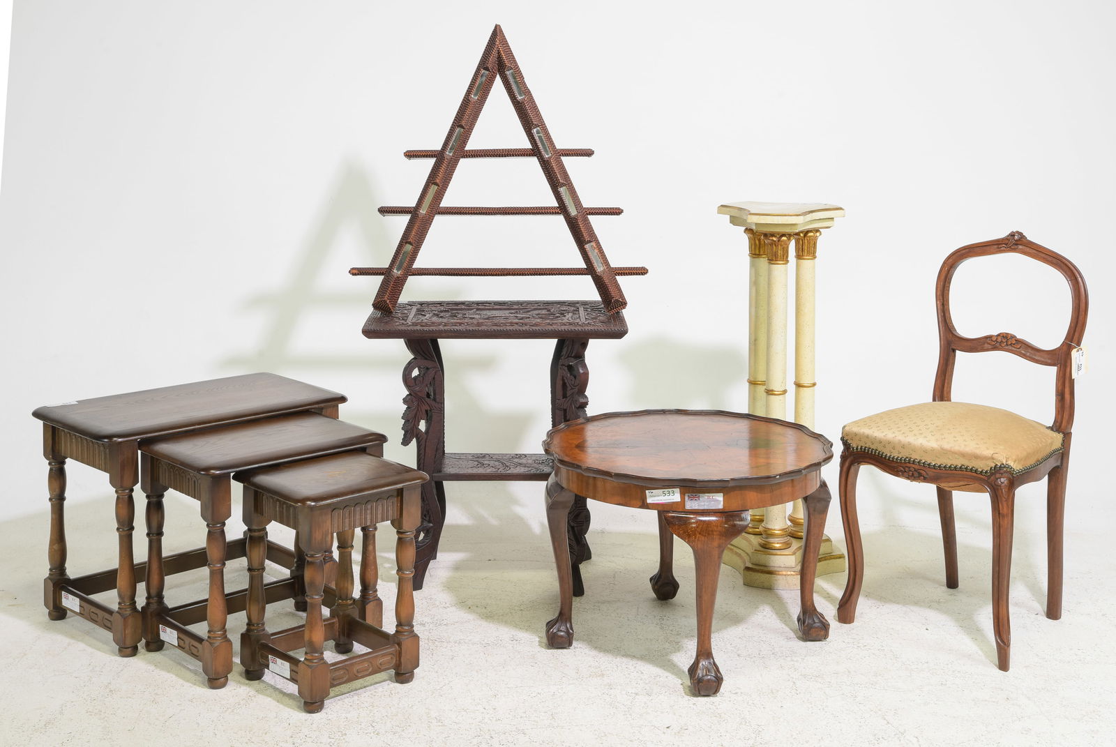 6pcs Assorted Tables, Chair, Shelf, Etc. (1 of 7)