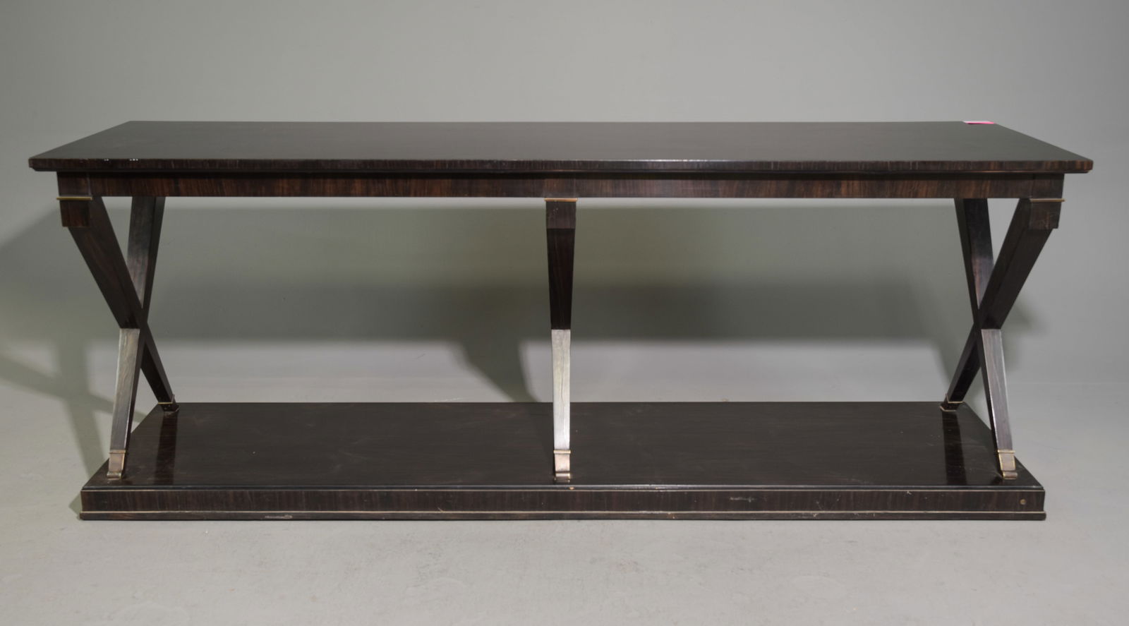 Macassar Ebony Long Console / Hall Table (1 of 5)