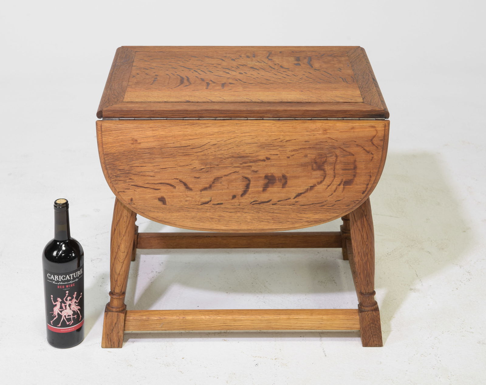 Danish Oak Petite Drop Leaf Table #2 (1 of 3)