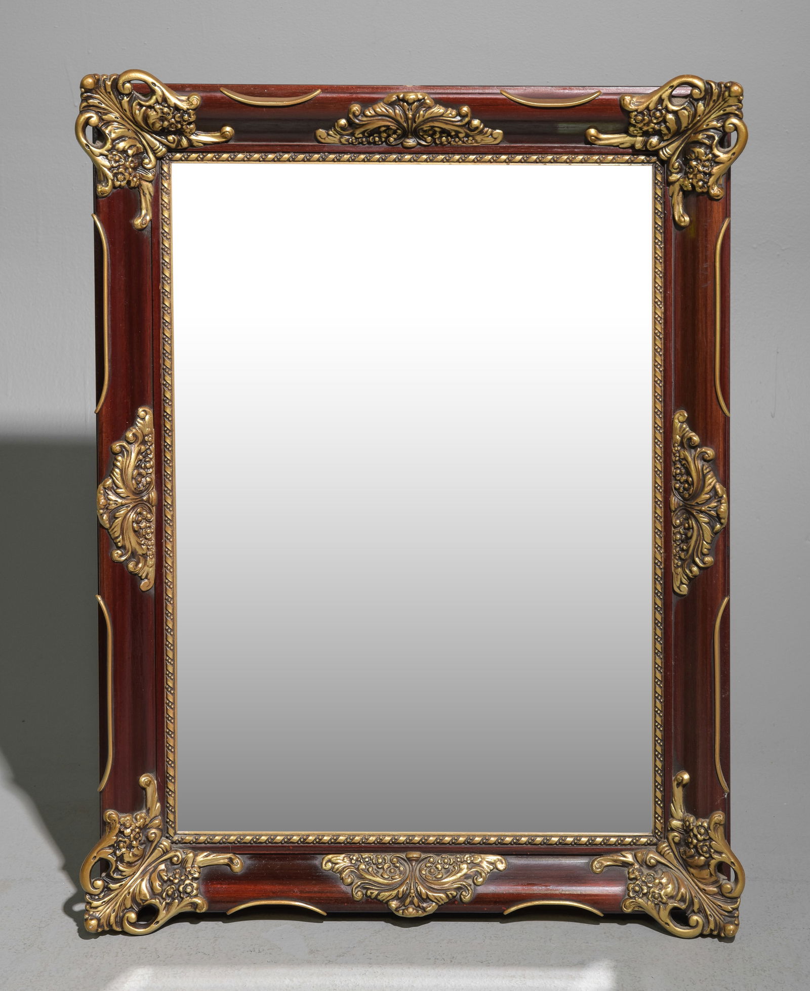 Louis XV Style Gilded Mahogany Framed Mirror (1 of 3)