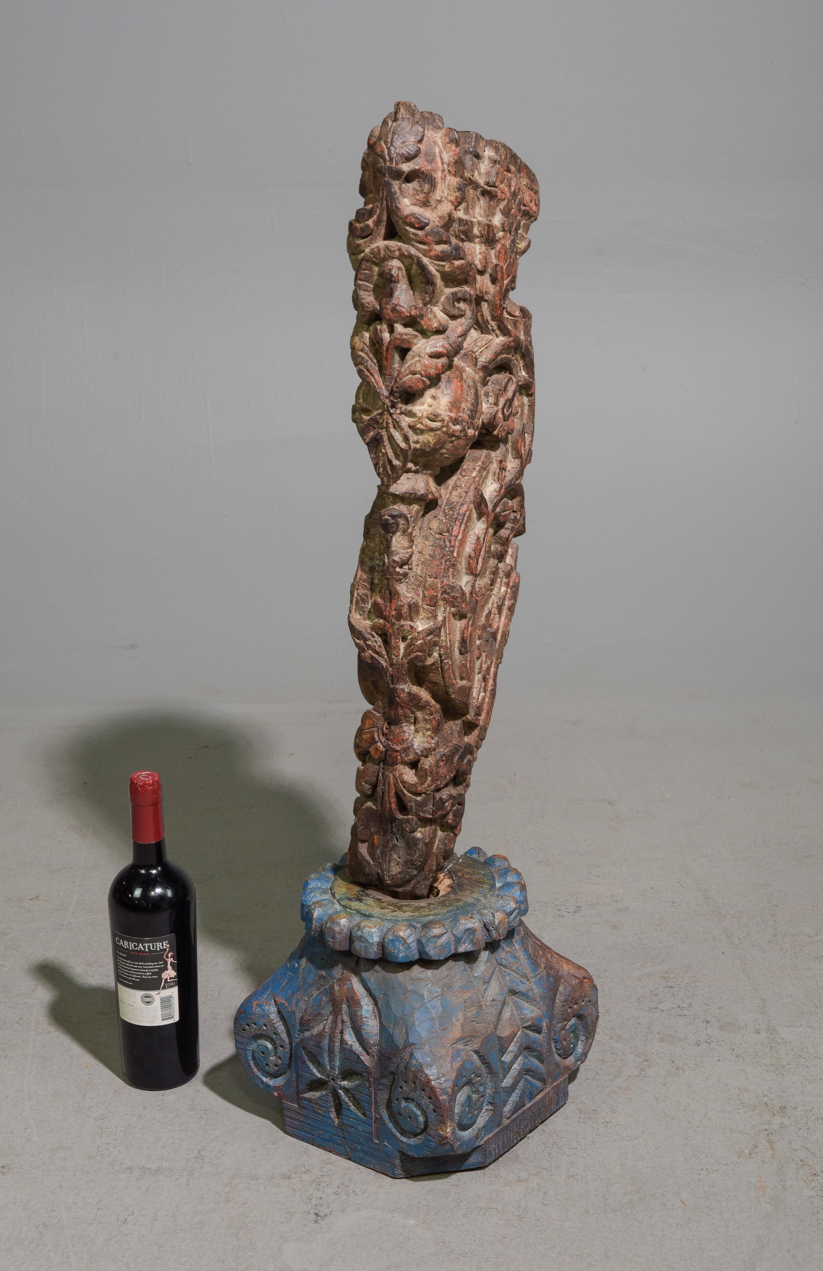 Carved Architectural Sculpture on Stand (1 of 4)