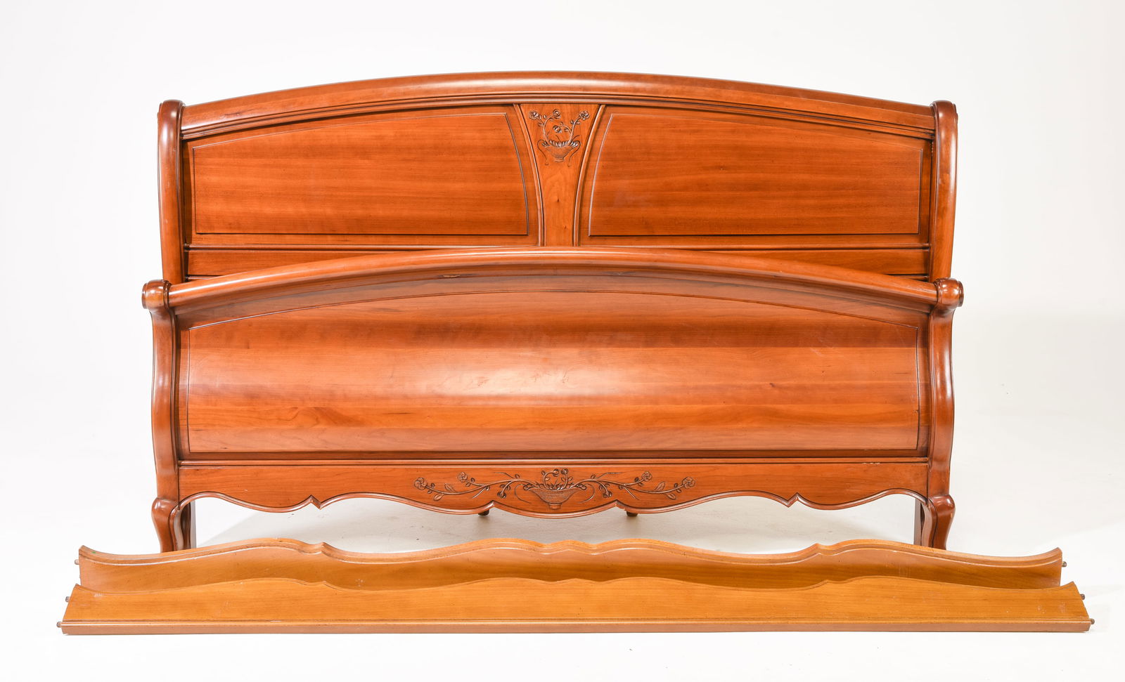 French Cherry Bed with Rails (1 of 3)