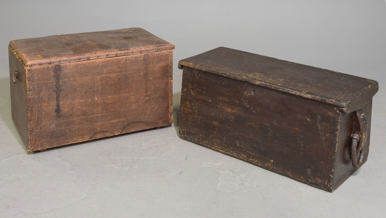 Two Rustic Trunks / Blanket Chests (1 of 2)