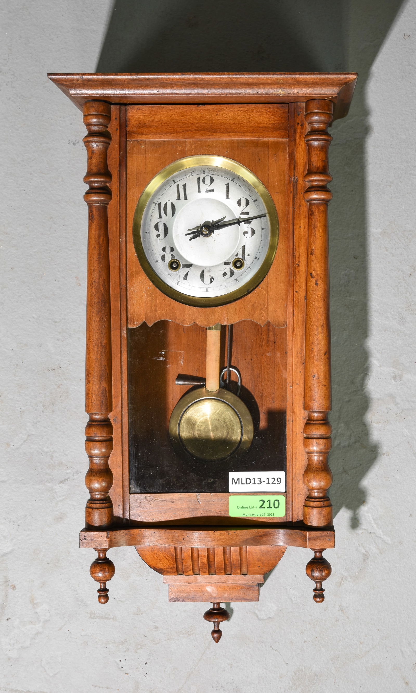 European Oak Wall Clock (1 of 3)