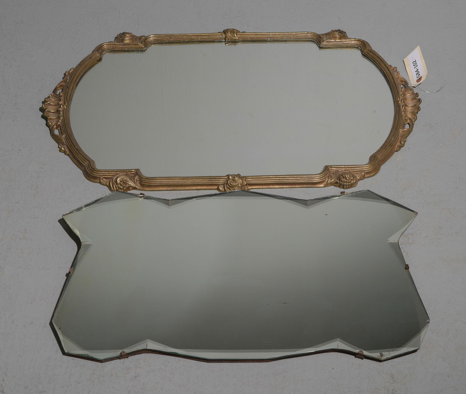 English Beveled Mirror & Metal Framed Mirror (1 of 5)
