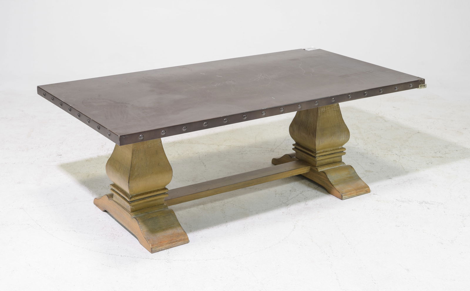 Metal Wrapped Coffee / Cocktail Table (1 of 3)