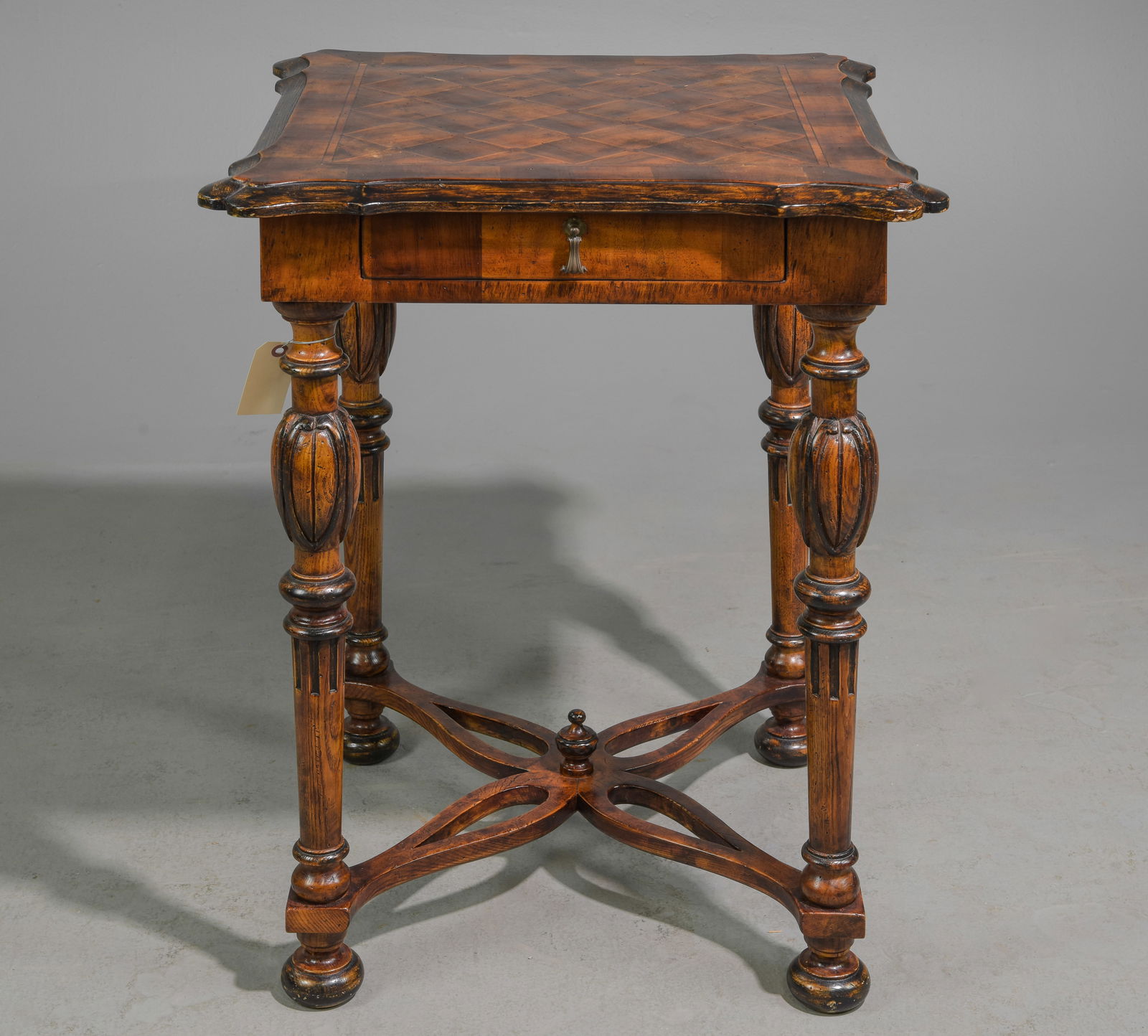 English Style Single Drawer Occasional Table (1 of 7)