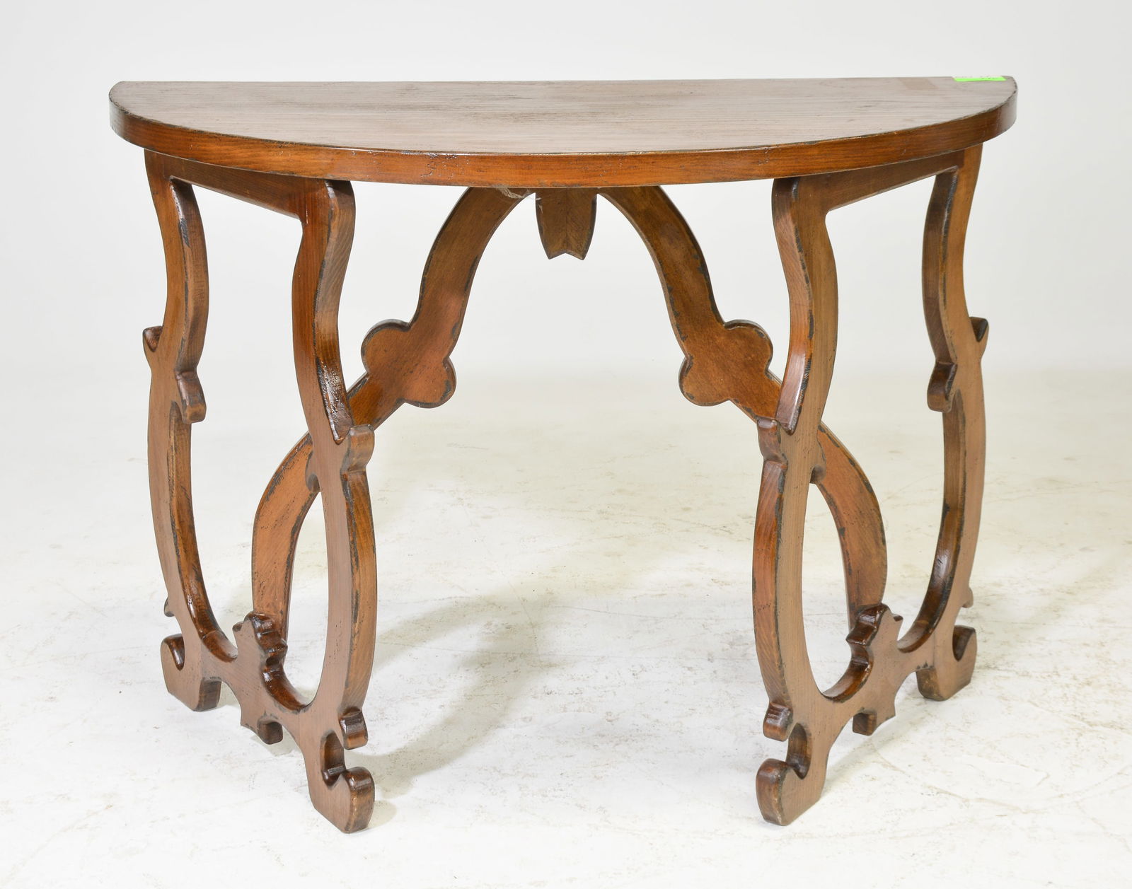 Tuscan Style Demilune Hall Table / Console (1 of 3)