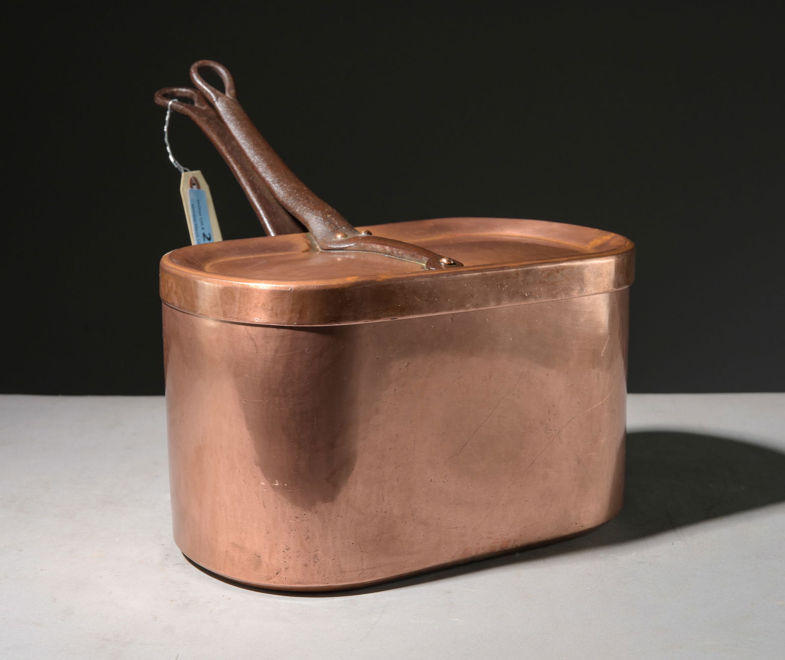 French Copper Daubier / Beef Pot with Lid (1 of 3)