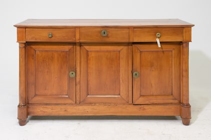 French Empire Style Cherry Sideboard / Enfilade