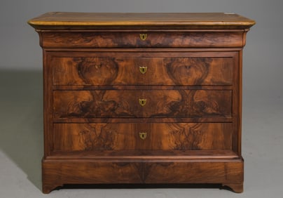 Louis Philippe Style 4 Drawer Chest c.1920's