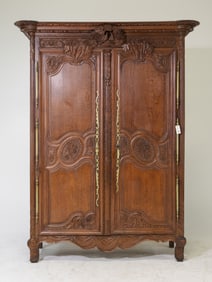 French Provincial Double Door Armoire c.1900-1920's