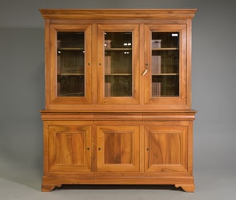Louis Philippe Style Bookcase / Cupboard