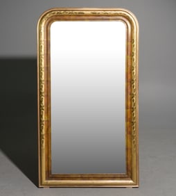 Louis Philippe Style Gold Framed Mirror #1
