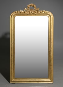 Louis Philippe Style Gold Framed Mirror #2