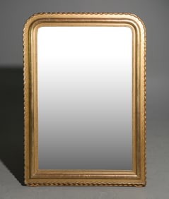 Louis Philippe Style Gold Framed Mirror #3