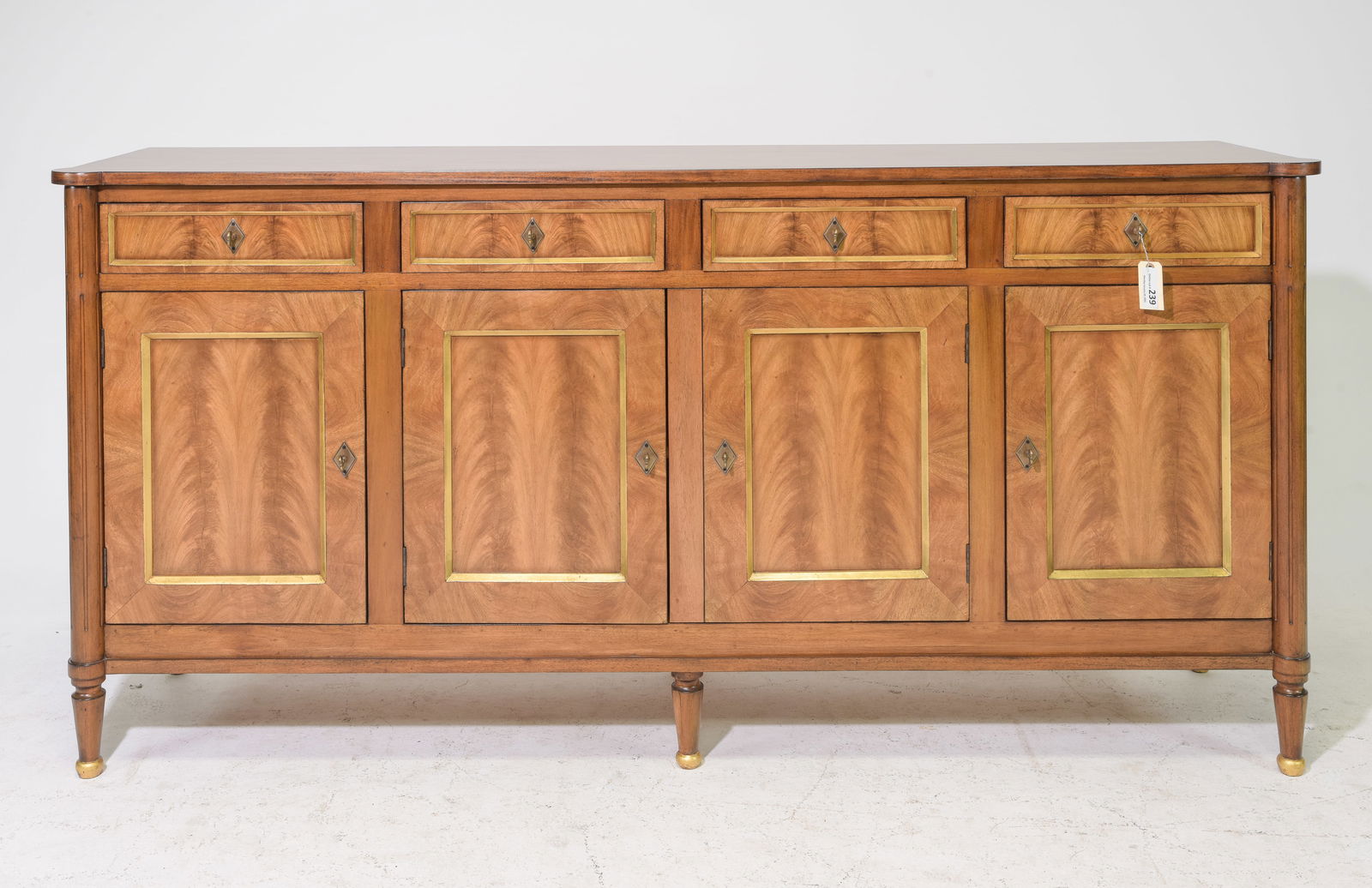 French Style Four Door Sideboard / Enfilade (1 of 7)