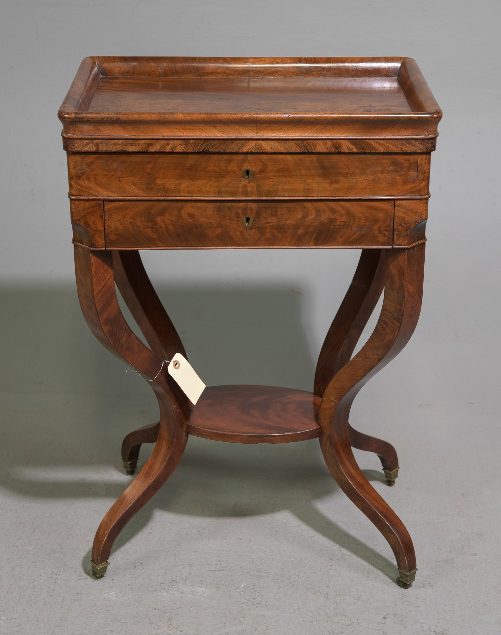 French Mahogany Sewing Table (1 of 5)