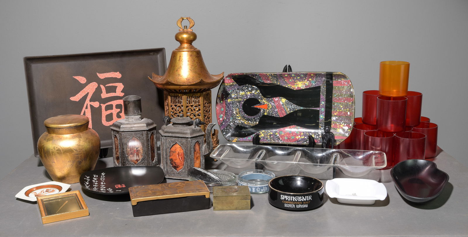 32pcs Assorted Cups, Trays & Asian Decoratives (1 of 10)