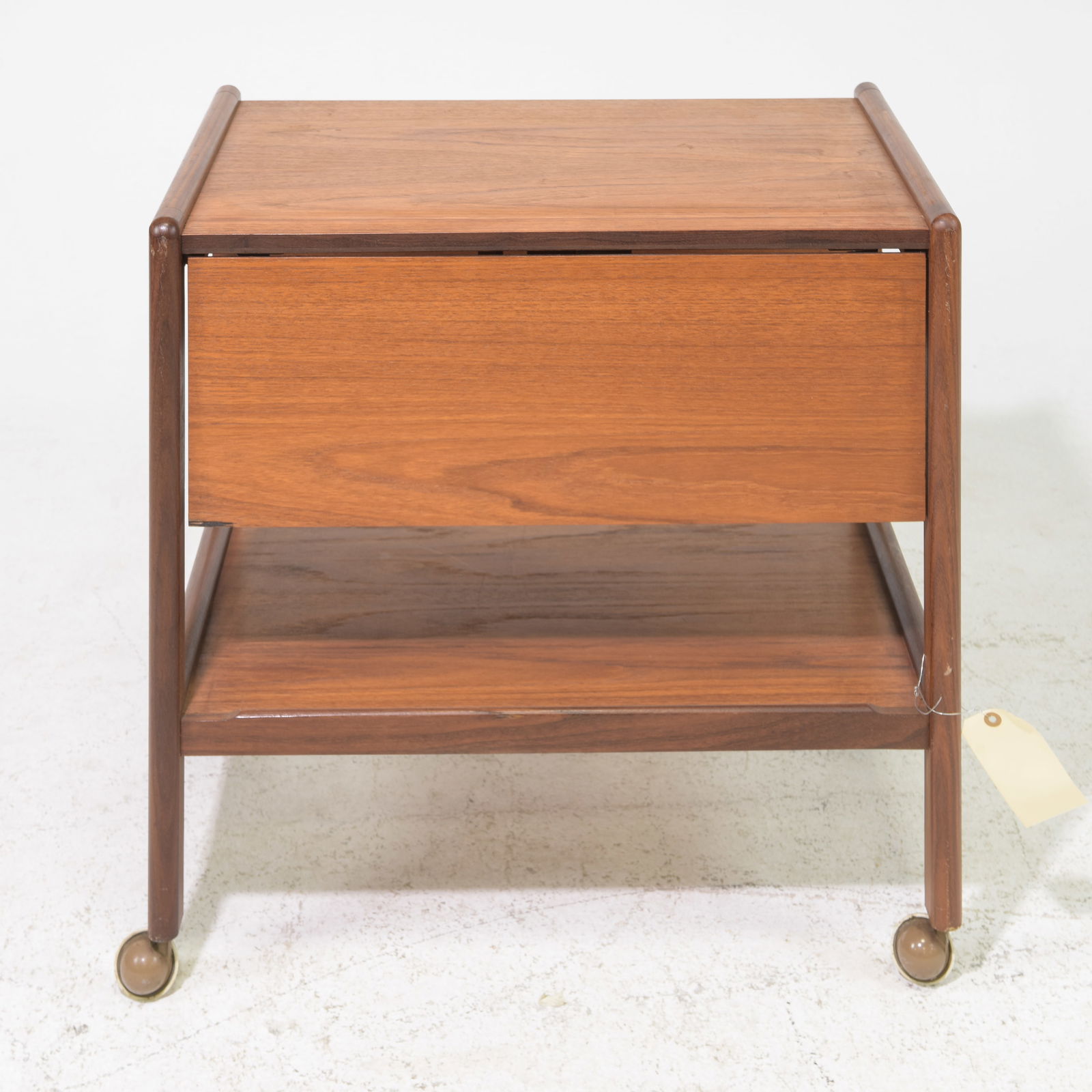Mid Century Teak Drop Leaf Trolley (1 of 5)