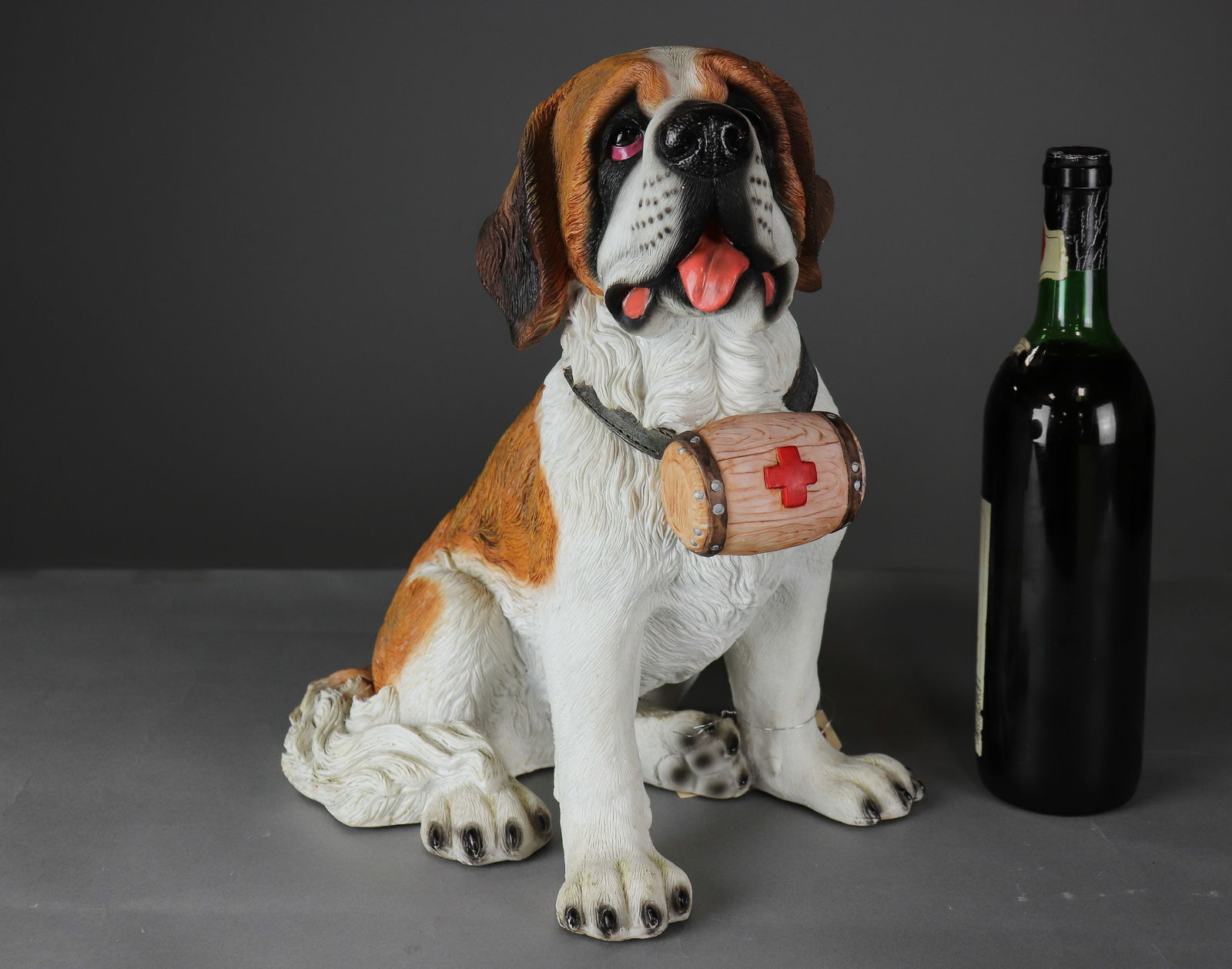 Small Saint Bernard Dog Figure (1 of 6)
