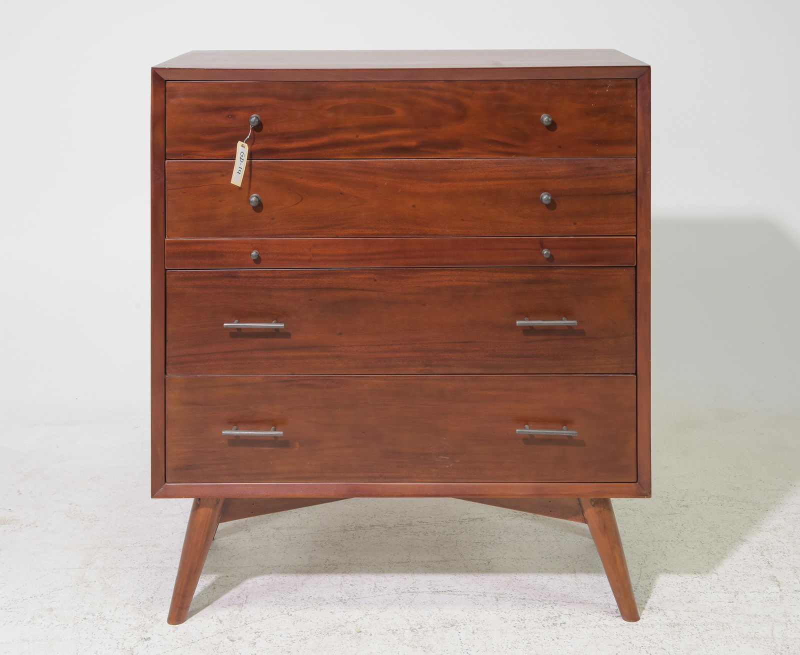 Modern Four Drawer Chest with Pull Out (1 of 6)