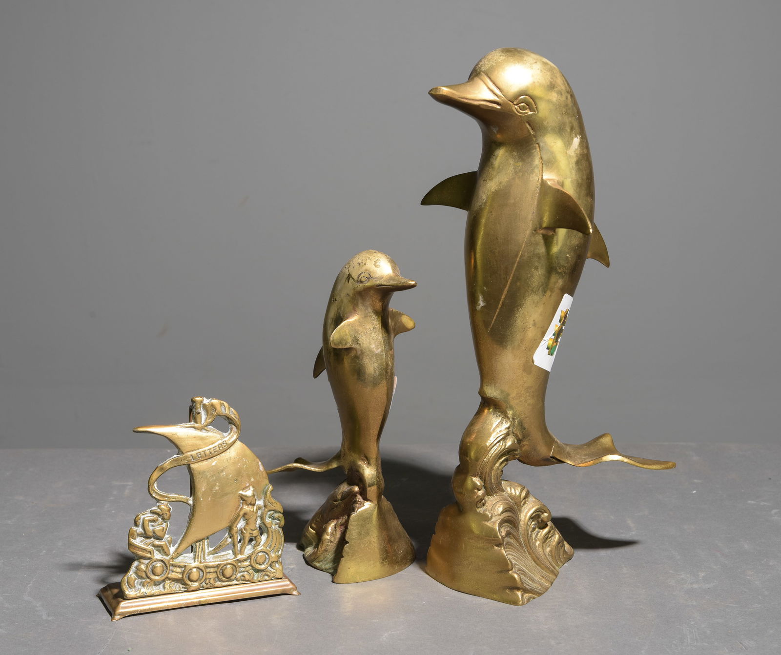 3pcs Assorted Brass Figures (1 of 5)