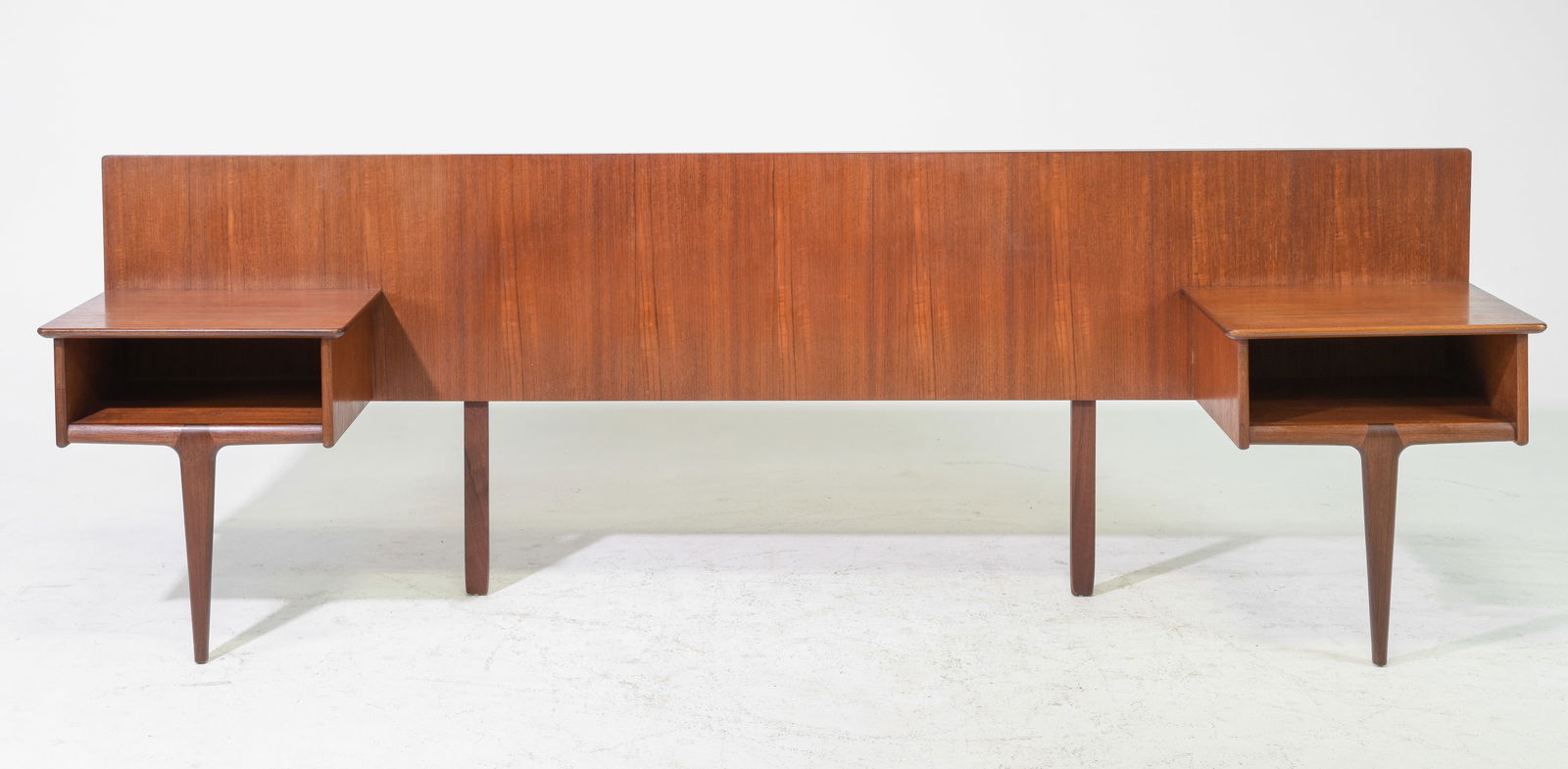 Mid Century Modern Headboard with Nightstands (1 of 4)