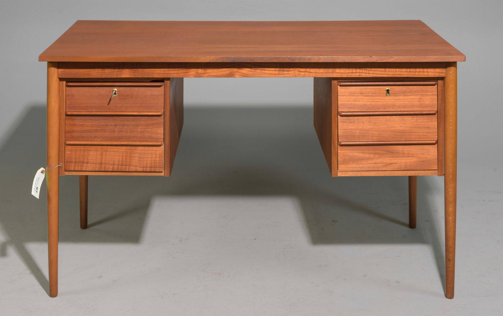 Mid Century Modern Teak Desk (1 of 6)
