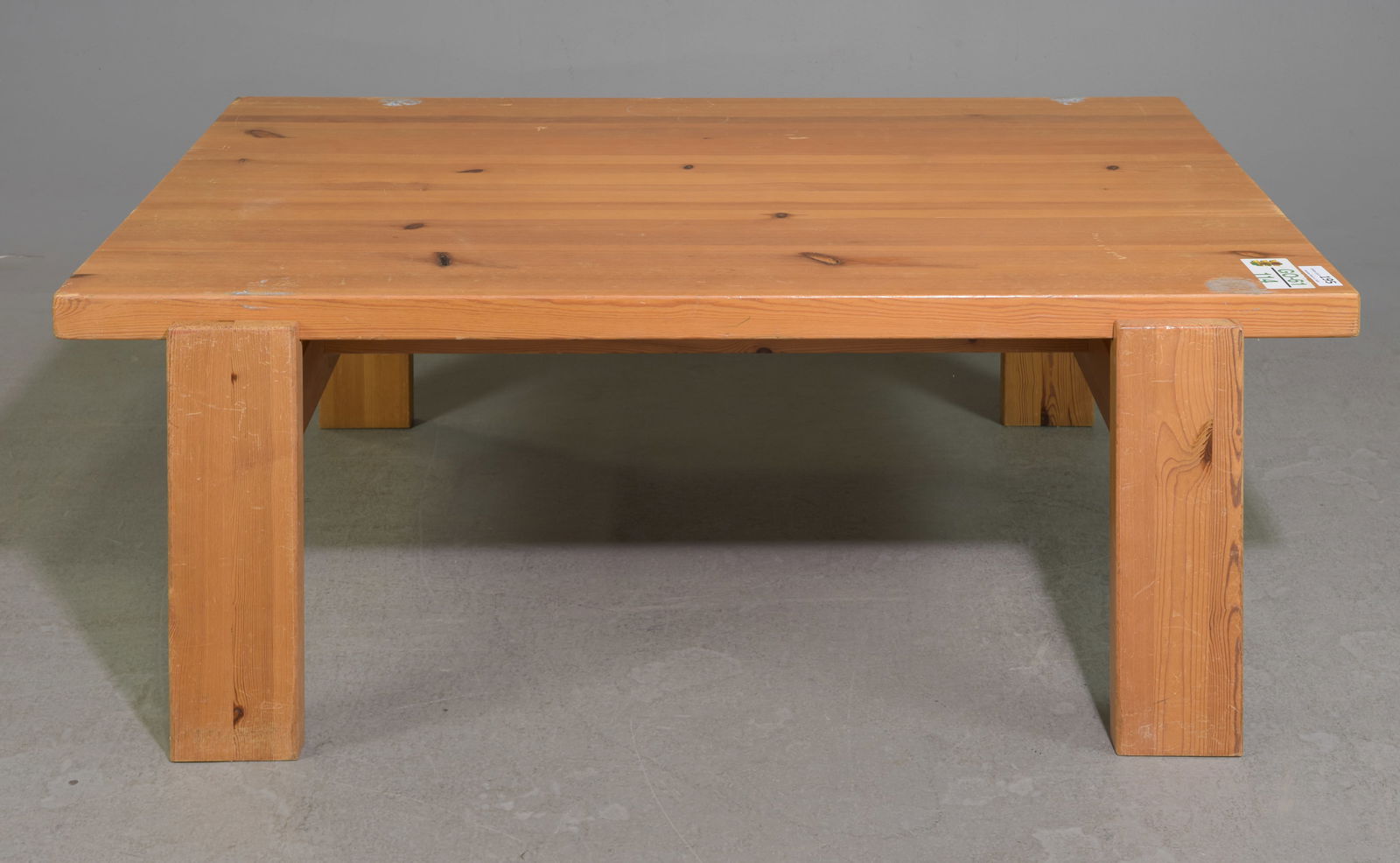 Scandinavian Pine Large Coffee / Cocktail Table: Scandinavian Pine Large Coffee / Cocktail Table - 20 in tall x 53 x 35.5