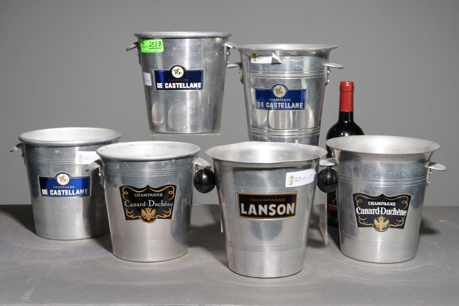 Six Assorted Champagne Buckets / Chillers (1 of 7)