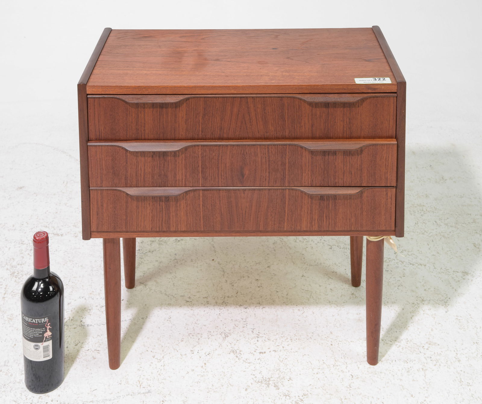 Danish Mid Century Modern Three Drawer Chest (1 of 4)